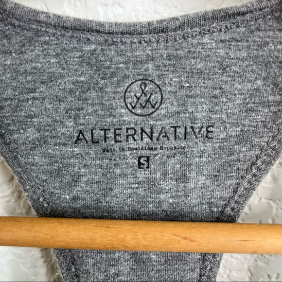 Alternative Apparel Lighten Up Eco Gauze Jersey Racerback Tank Top - Picture 8 of 8